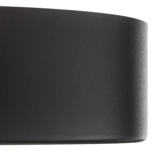 Plafondlamp Cleo, Ø 30 cm, IP20, zwart, metaal, E27