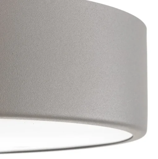 Plafondlamp Cleo 300, IP54, Ø 30 cm grijs