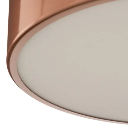 Plafondlamp Cleo 400, koper, sensor, IP20, Ø 40 cm, metaal