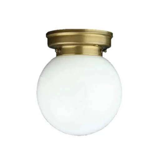 Plafondlamp D99-115 op B met opalen glazen kap