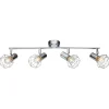 Plafondlamp Daiva 4 lichtbr. - beweeglijke straler