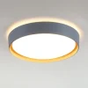 Plafondlamp Emilia, drievoudig dimbaar, grijs