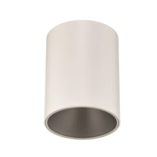 Plafondlamp Eye Tone, wit/zilver