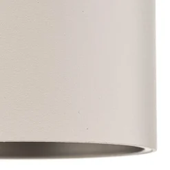 Plafondlamp Eye Tone, wit/zilver