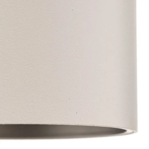 Plafondlamp Eye Tone, wit/zilver