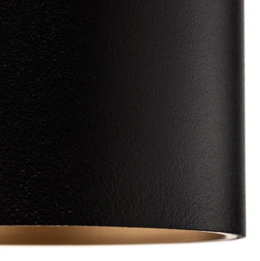 Plafondlamp Eye Tone, zwart/goud