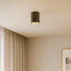 Plafondlamp Eye Tone, zwart/zilver