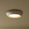 Plafondlamp Fjord, bruin, gips, Ø 28 cm, GX53