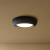 Plafondlamp Fjord, zwart, gips, Ø 28 cm, GX53