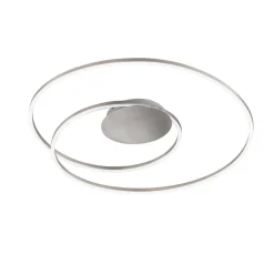 Plafondlamp Holy Ø 68cm nikkel mat