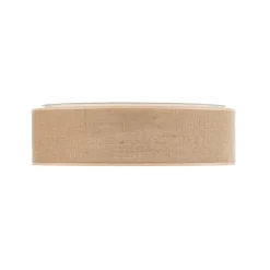 Plafondlamp Jute met beige kap, Ø 48 cm