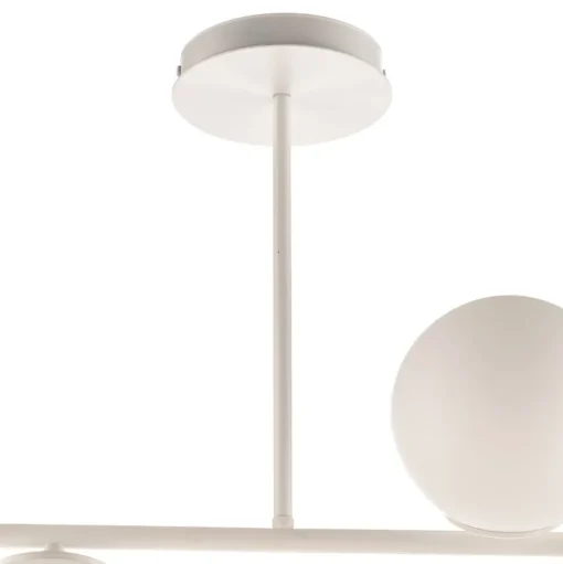 Plafondlamp Kabo, 1-arm, wit, 6-lamps