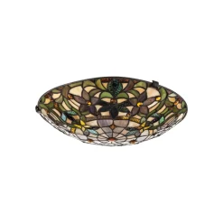 Plafondlamp Kami in Tiffany-stijl