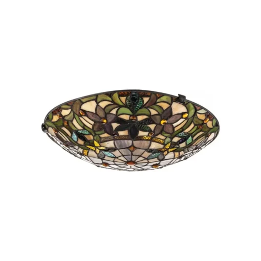 Plafondlamp Kami in Tiffany-stijl