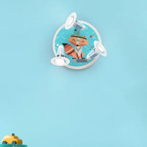 Plafondlamp Little Indians, Vos Filip, turquoise