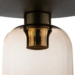 Plafondlamp Marco Green, 3-lamps helder/groen/bruin