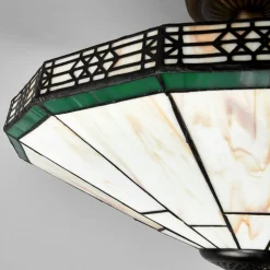 Plafondlamp New York in Tiffany-stijl