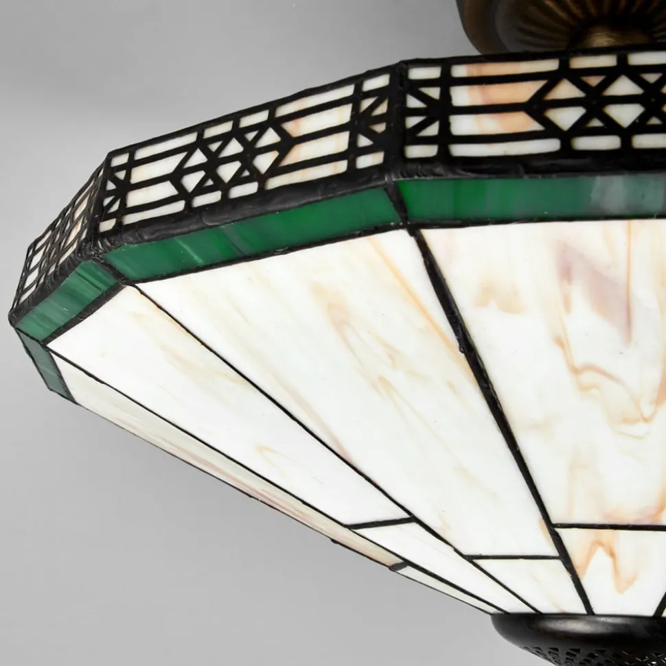 Plafondlamp New York in Tiffany-stijl