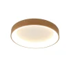 Plafondlamp Niseko II CCT afstandsbediening Ø38cm houtkleurig