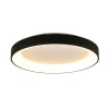 Plafondlamp Niseko II CCT afstandsbediening, Ø 50cm, zwart