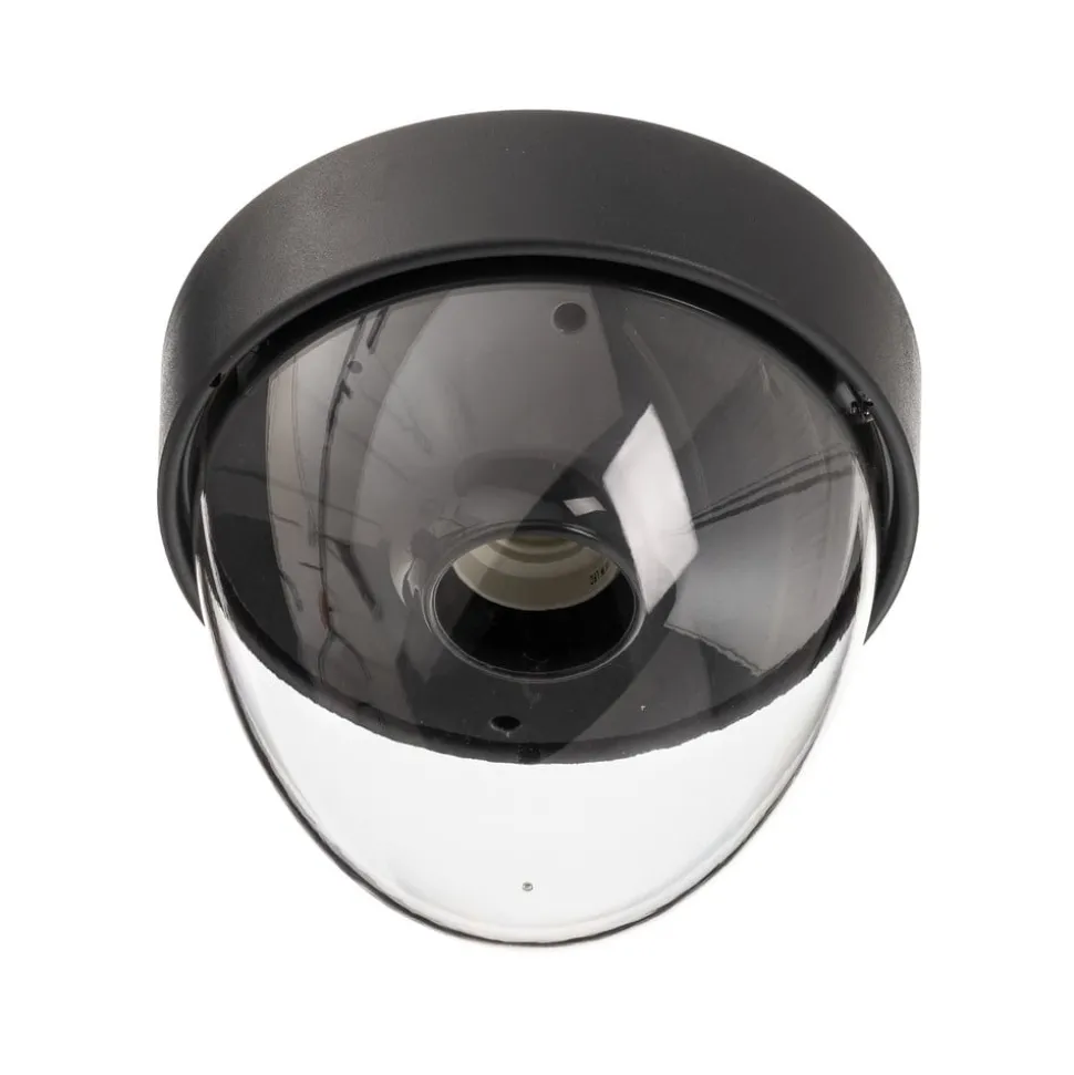 Plafondlamp Nook met heldere kap, grafiet