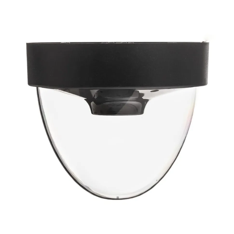 Plafondlamp Nook met heldere kap, grafiet