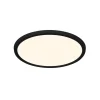 Plafondlamp Oja Smart, zwart, Ø 29 cm