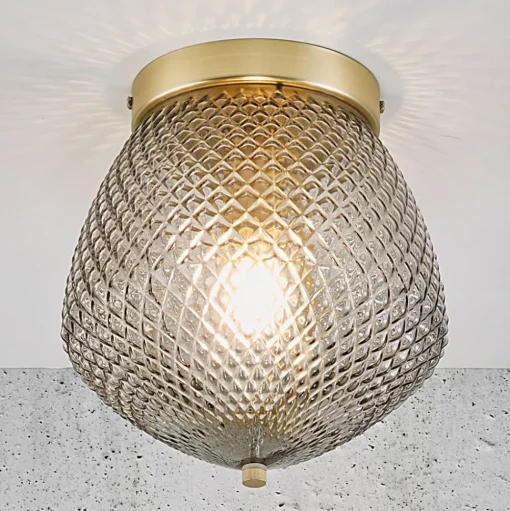 Plafondlamp Orbiform van glas