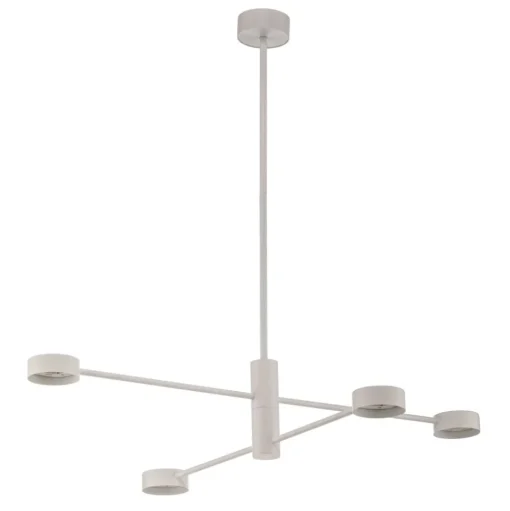 Plafondlamp Orbit IV, wit, 4-lamps