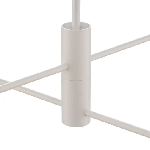 Plafondlamp Orbit IV, wit, 4-lamps