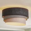 Plafondlamp Pastel Trio Ø 45 cm in 3 grijstinten