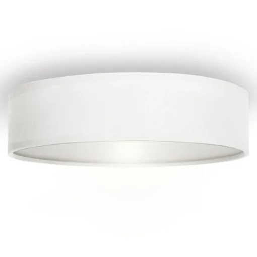 Plafondlamp Plafond Dream, Ø 40 cm, textiel, wit