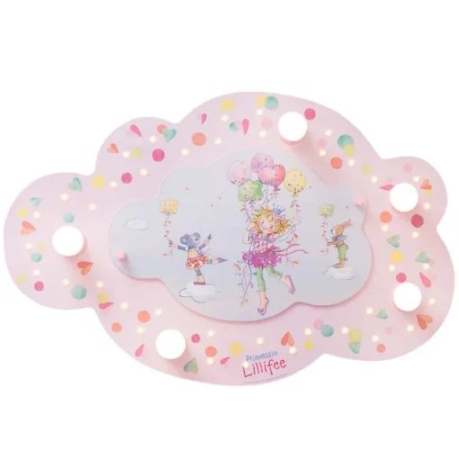 Plafondlamp Prinses Lillifee met LEDs wolk