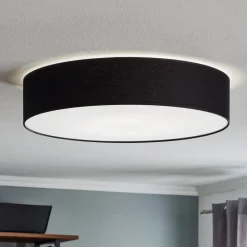 Plafondlamp Rondo, donkergrijs Ø 60 cm