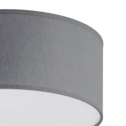 Plafondlamp Rondo, grijs, Ø 50 cm