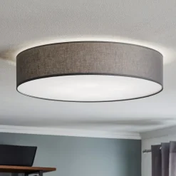 Plafondlamp Rondo, grijs Ø 60 cm