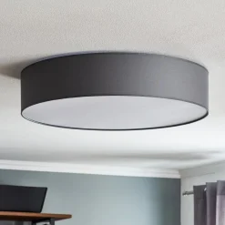 Plafondlamp Rondo, grijs Ø 60 cm