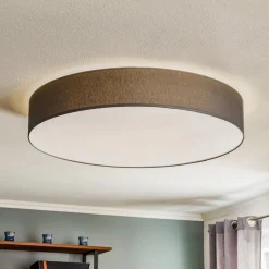 Plafondlamp Rondo, grijs Ø 80 cm