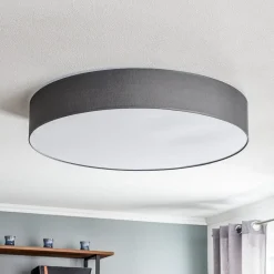 Plafondlamp Rondo, grijs Ø 80 cm