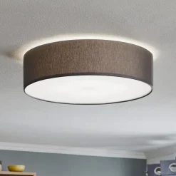 Plafondlamp Rondo, grijs Ø 45 cm