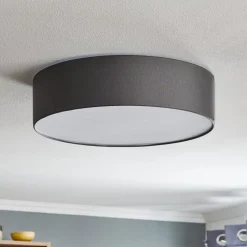 Plafondlamp Rondo, grijs Ø 45 cm