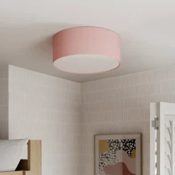 Plafondlamp Rondo Kids, Ø 38 cm, roze