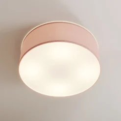 Plafondlamp Rondo Kids, Ø 38 cm, roze