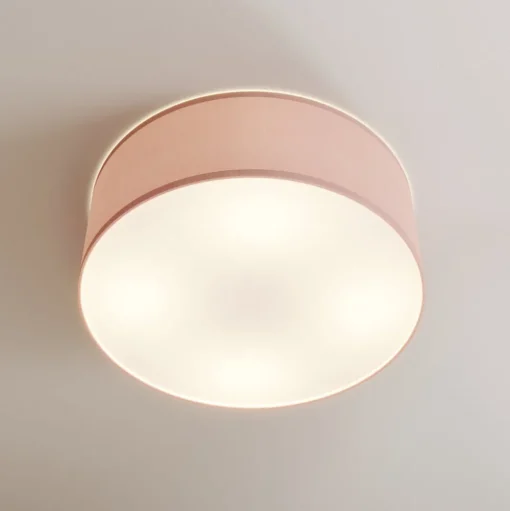 Plafondlamp Rondo Kids, Ø 38 cm, roze
