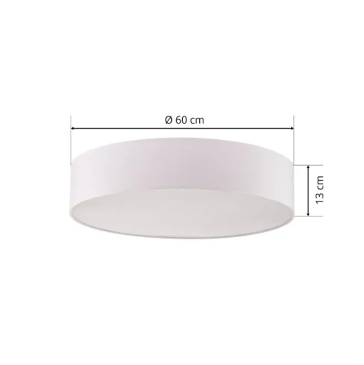 Plafondlamp Rondo, wit Ø 60 cm