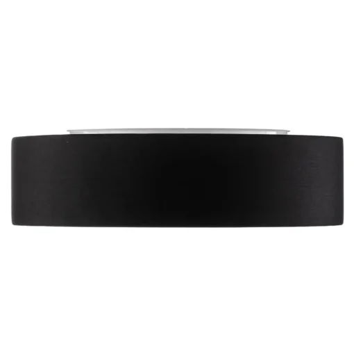 Plafondlamp Rondo, zwart, Ø 50 cm