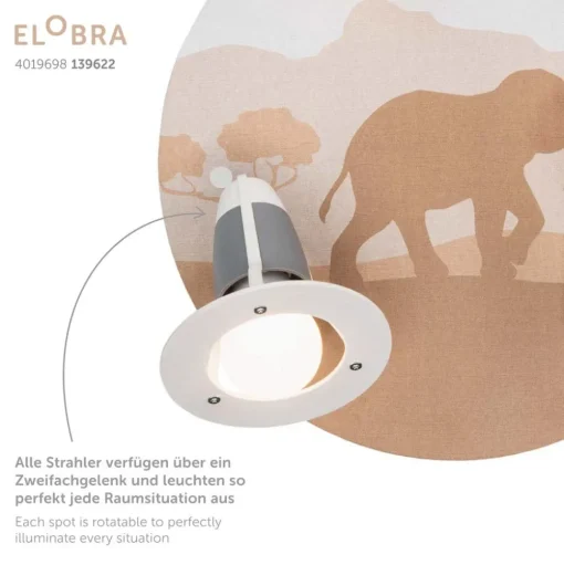 Plafondlamp Scandi Savanne, oranje, Ø 29 cm, 3-lamps