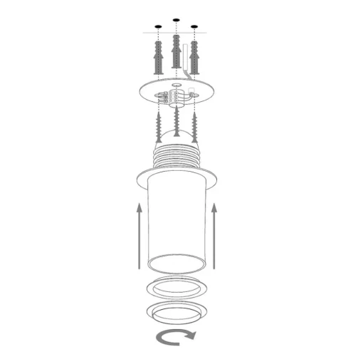 Plafondlamp Sfera, Ø 35 cm, wit/goud