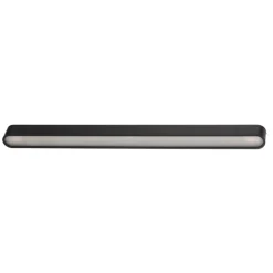 Plafondlamp Soft, 95 x 6 cm, grafiet, aluminium, G13