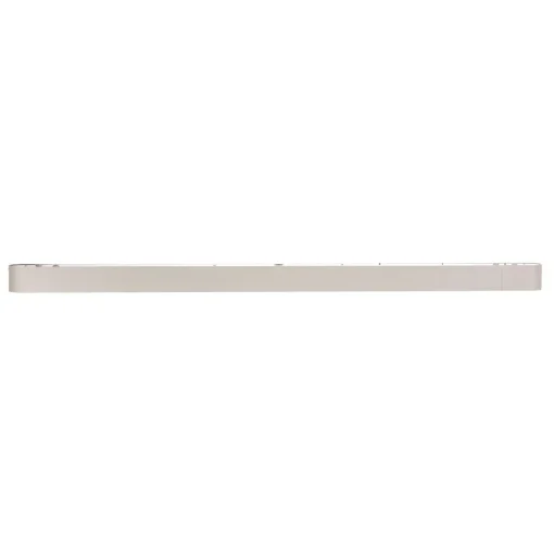 Plafondlamp Soft, 125 x 6 cm, wit, aluminium, G13